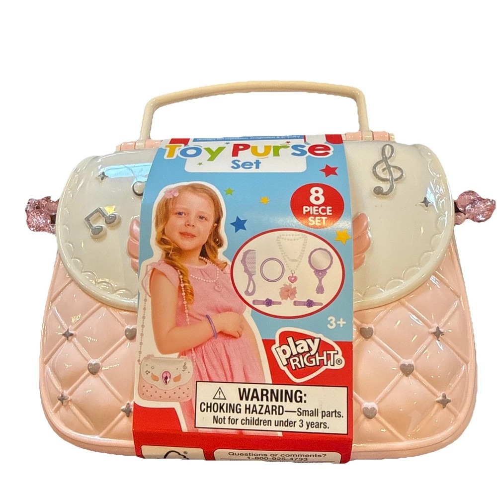 Toy Purse Set – Play Right, Imaginative Play, Lock & Unlock, Ages 3+, New Sealed